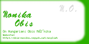 monika obis business card